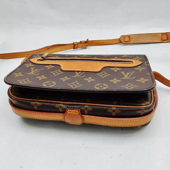 🏆💎💯 Louis Vuitton Saint Germain 24 Brown Monogram Shoulder Bag #NO0910 - Picture 4 of 8
